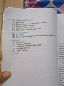 Class 12 Mathematics NCERT