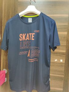 MVMT Typographic Print Slim Fit Crew Neck Tshirt