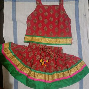 Baby Girl Rayon Readymade Lehenga Choli
