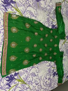 Emerald Green Anarkali Dress