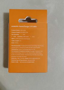 Seal Pack Xiaomi SonicCharge 2.0 Type C Cable