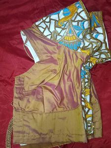 Embroidered Sari Blouse