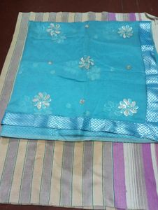 Blue Floral Kurta Set