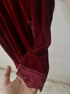 Velvet Kurta With Pant
