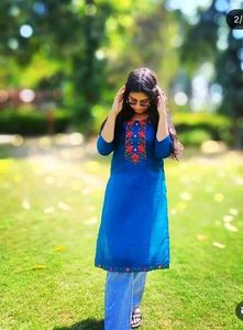 Stylish Blue Kurta