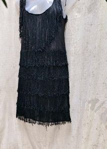 668. Fringe Party Dress