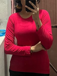 pink Long Sleeve T-Shirt