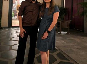 Navy Blue Shirt Type Dress