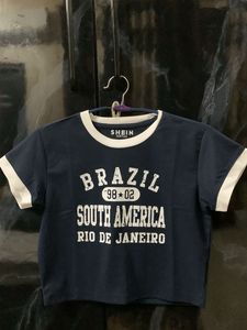 Shein Brazil Graphic Tee