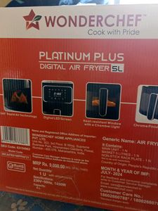 Wonderchef Platinum Plus Digital Air Fryer