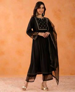 Elegant Black Kurta Set