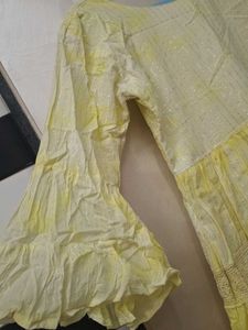A line frock knee length