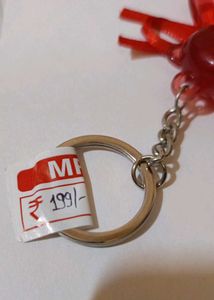 Red Teddy Bear Keychain For Valentine&#39;s Day