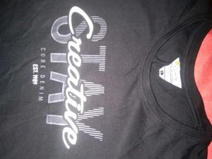 Creative Core Denim Black Tee