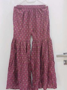 Printed Ethnic Gharara Suit