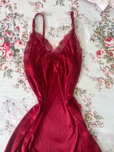 Red Lace Nightgown