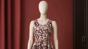 🤎🥀Floral Hi-Lo Dress