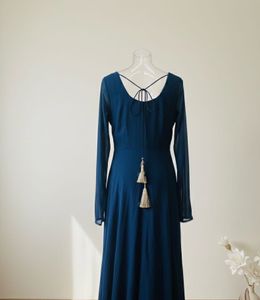 Elegant Blue Anarkali Kurta Set