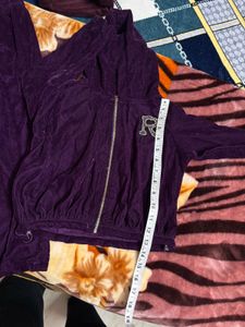 Purple Velvet Tracksuit