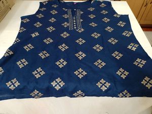 Blue Designer Top With Unique Style