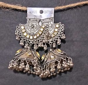 2 New Oxidised Earings