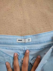 Light Wash Denim Shorts