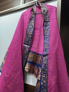 Elegant Pink Kurta dupatta leggings set