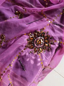 Hand Stone Work Duppatta