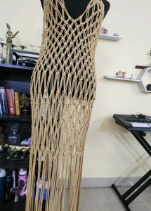 Macrame Cover Up Dress beach wear