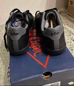 AUTHENTIC LEE COOPER 1908 LACE UPBLACK SNEAKERS