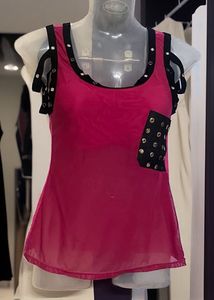 Yk2 Pinterest Padded Chic Pink Tank Top