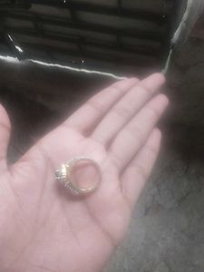 Emerald &amp; Silver Ring