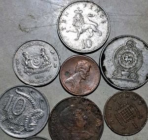 10 Foreign Coins