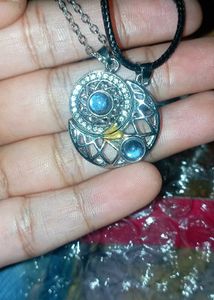 Necklace With Magnet Moon For Couple