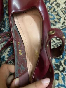 WineRed Strappy Heel (Check All Pictures For Flaws