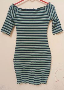 New Bodycon Half Shoulder Dress