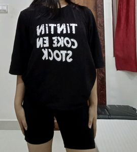 T Shirt With Back And Front Print 👣🌸