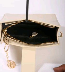 Crossbody Bag With Metal Accent Logo
