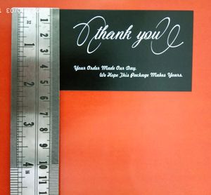 180 Big Thankyou Cards On 300 GSM Art Card