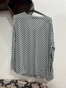 Polka Dot Long Sleeve Blouse