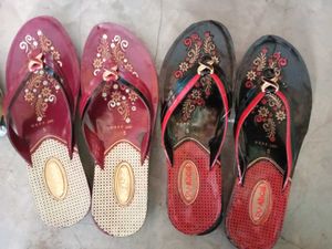 New Ladies Slippers ( Set Of 2 ) Shop Material