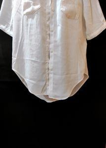 High Low Semi Transparent White Shirt
