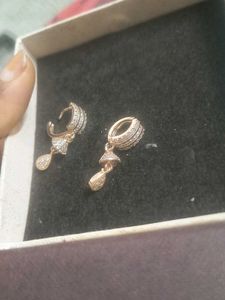 Rose Gold Drop Earrings