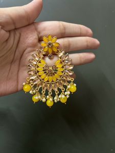 Golden Glow: Embrace Sunshine with Yellow Earrings