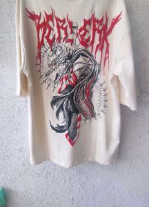Oversized Puff Printed T-shirt Anime Print Berserk