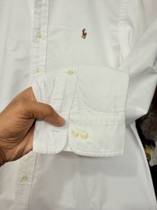 Ralph Lauren Old Money White Oxford Shirt