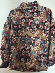 Unique Patterned Button-Down Shirt