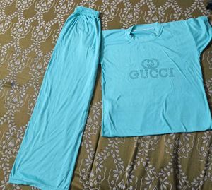 Blue Palazzo Pants