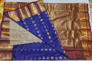 Elegant Purple Silk Saree