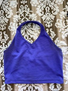 Purple Halter Top